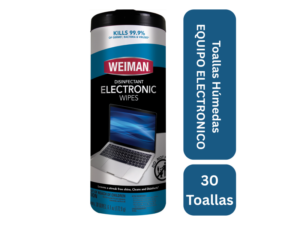 Toallas húmedas para limpiar equipo electrónico