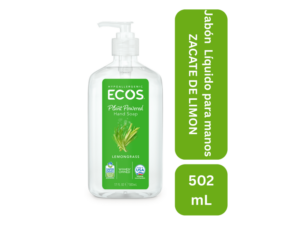 Jabón líquido para manos aroma zacate limon