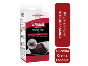 Kit para limpiar vitrocerámica