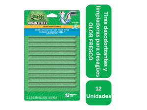 Tiras desodorizantes y limpiadoras para desagües
