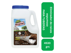 Eliminador de raíces espumoso para tuberías