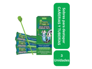 Sobres para destapar cañerías y sanitarios