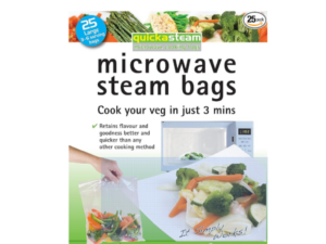 Bolsa al vapor para microondas