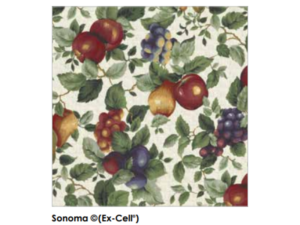 Rollo adhesivo decorado frutas 45 cms x 2,7 mts