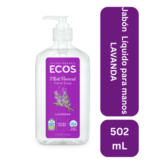 Jabón líquido para manos aroma lavanda