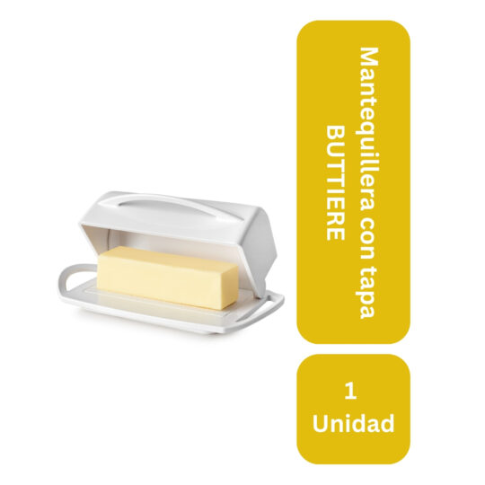 Mantequillera con tapa