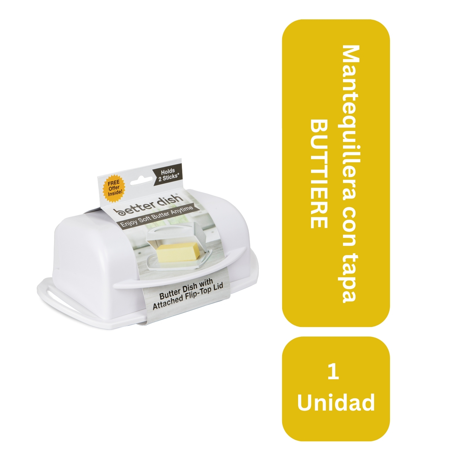 Mantequillera con tapa - Imagen 2